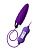 Фиолетовое виброяйцо с пультом управления A-Toys Cony,  работающее от USB от A-toys