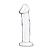 Прозрачный стеклянный фаллоимитатор 6’’ Glass Dildo With Veins   Flat Base - 15,2 см. от Glas