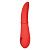 Красный вибромассажер Laguna Beach Lover с функцией «мерцающий язычок» - 20,25 см. от California Exotic Novelties