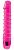 Розовый вибромассажер с винтовыми ребрышками Candy Twirl Massager - 16,5 см. от Pipedream