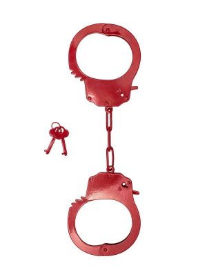 Красные стальные наручники от Le Frivole