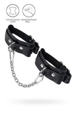Черные мини-оковы со скруглёнными углами от Pecado