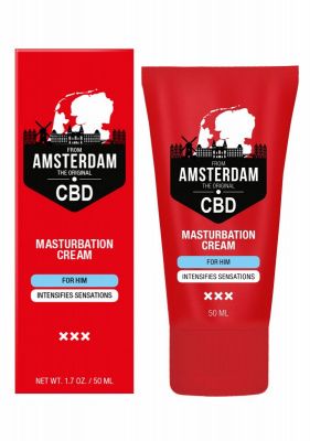 Крем для мастурбации для мужчин CBD from Amsterdam Masturbation Cream For Him - 50 мл. от Shots Media BV