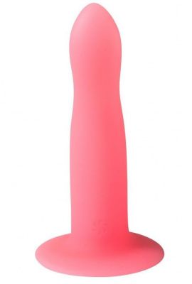 Розовый, светящийся в темноте стимулятор Light Keeper - 13,3 см. от Lola Games