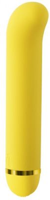 Желтый вибратор Fantasy Nessie - 18 см. от Lola toys