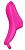 Ярко-розовая вибронасадка на палец FINGER VIBE от Dream Toys