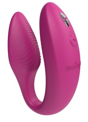 Розовый U-образный вибратор для пар We-Vibe Sync 2 от We-vibe