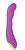 Фиолетовый силиконовый вибромассажер - 22,2 см. от Bior toys