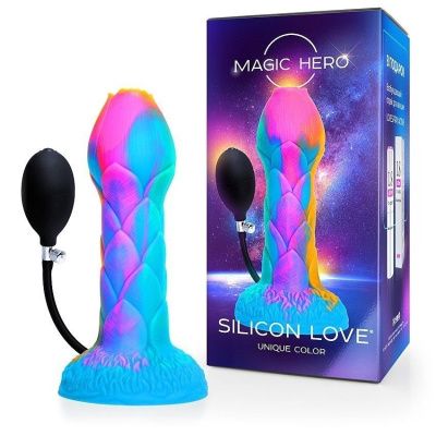 Яркий фантазийный фаллоимитатор с имитацией эякуляции - 20 см. от Bior toys Яркий фантазийный фаллоимитатор с имитацией эякуляции - 20 см. от Bior toys