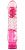 Розовый вибратор Pleaser с шишечками - 16,2 см. от Chisa