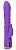 Фиолетовый вибратор-кролик The Queen Thrusting Vibrator - 29 см. от EDC