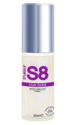 Гибридный лубрикант S8 Hybrid Cum Glide с консистенцией спермы - 50 мл. от Stimul8