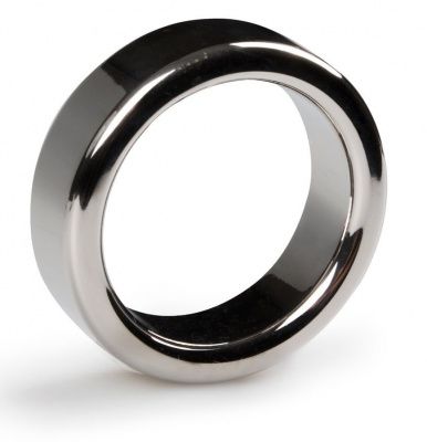 Серебристое эрекционное кольцо Heavy Cock Ring Size L от EDC Wholesale