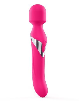 Розовый двусторонний вибромассажер Dual Orgasms - 23,5 см. от Dorcel