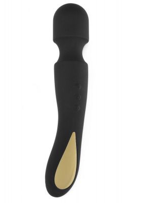 Черный wand-вибромассажёр Zenith Massager - 23 см. от Toy Joy