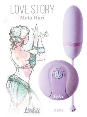 Сиреневое виброяйцо Mata Hari с пультом ДУ от Lola toys
