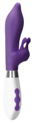Фиолетовый вибратор-кролик Adonis - 22 см. от Shots Media BV