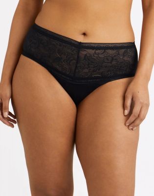 Изысканные трусы-стринги на высоком кружевном поясе от Maidenform