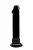 Чёрный анальный фаллоимитатор MENZSTUFF BLACK KNIGHT 9INCH BUTT PLUG - 23 см. от Dream Toys