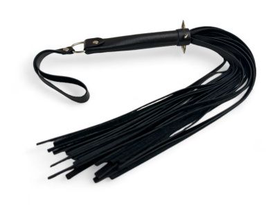 Черная плеть с шипами Risky Arsenal - 55 см. от БДСМ Арсенал