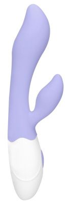 Фиолетовый G-spot вибратор Sunset со стимулятором клитора - 20 см. от Shots Media BV