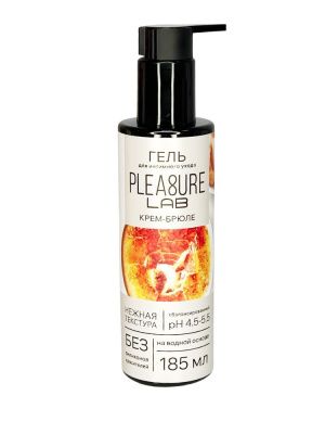 Съедобный лубрикант на водной основе Pleasure Lab с ароматом крем-брюле - 185 мл. от Pleasure Lab