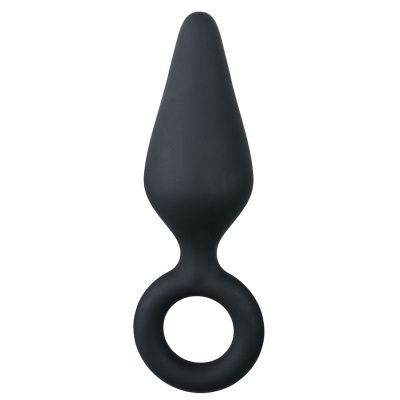 Черная анальная пробка Pointy Plug - 15,5 см. от EDC Wholesale