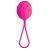 Розовый вагинальный шарик с петелькой для извлечения от A-toys