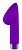 Фиолетовый вибромассажер B4 - 13,97 см. от Blush Novelties