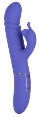 Фиолетовый вибратор-кролик Shameless Seducer - 25,5 см. от California Exotic Novelties
