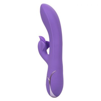 Фиолетовый вибромассажер Inflatable G-Flutter с функцией расширения - 21 см. от California Exotic Novelties