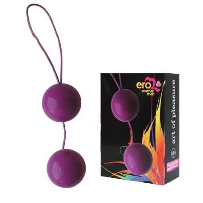 Фиолетовые вагинальные шарики Balls от Bior toys