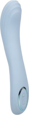 Голубой изогнутый вибромассажер Contoured G - 22,7 см. от California Exotic Novelties