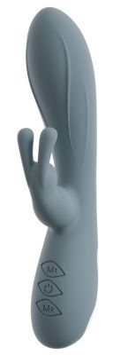 Силиконовый вибратор-кролик VELINA Rabbit Vibrator - 20 см. от Orion