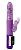 Фиолетовый вибратор-ротатор Always Happy - 24 см. от Bior toys