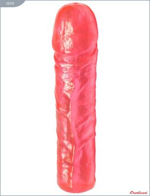 Розовый гелевый фаллоимитатор - 16,5 см. от Eroticon