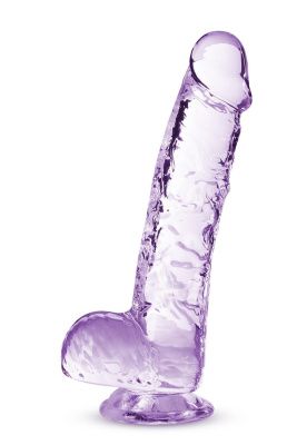 Сиреневый фаллоимитатор 6 Inch Crystalline Dildo - 15,2 см. от Blush Novelties