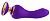 Фиолетовый вибростимулятор SANYA - 18,5 см. от Shunga