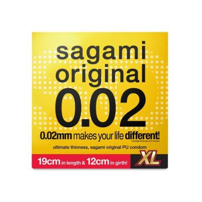 Презерватив увеличенного размера Sagami Original 0.02 XL-size - 1 шт. от Sagami