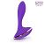 Фиолетовый вибростимулятор G-точки с широким основанием - 15,5 см. от Bior toys