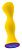 Желтый фигурный анальный вибратор - 12,6 см. от Orion