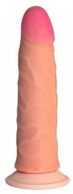 Реалистичный телесный фаллоимитатор с присоской №69 - 17 см. от Сумерки богов