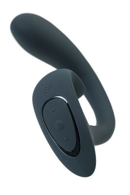 Темно-серый вибратор для G-стимуляции G for Goddess 1 от Satisfyer