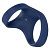 Синее эрекционное виброкольцо Rechargeable Max Dual Ring от California Exotic Novelties