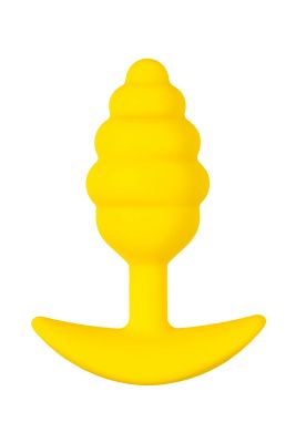 Желтая анальная втулка Vikki - 9 см. от Eromantica