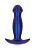 Синяя анальная вибропробка Buttocks The Wild Magn Pulse Vibrating Plug - 15 см. от Toy Joy