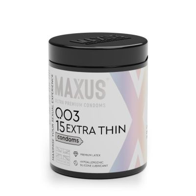Экстремально тонкие презервативы MAXUS 003 Extra Thin - 15 шт. от Maxus