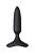 Черная анальная втулка Hush 2 (XS) - 12,1 см. от Lovense