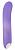 Фиолетовый мини-вибратор Flashing Mini Vibe - 15,2 см. от Orion