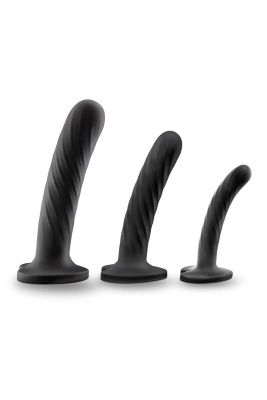 Набор из 3 стимуляторов со спиралевидным рельефом Twist Kit от Blush Novelties
